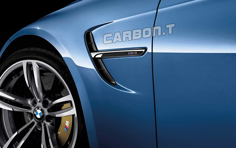 2014-2020 Gloss Black Side Vent Fender Cover Fit BMW M4 F82 F83 | eBay